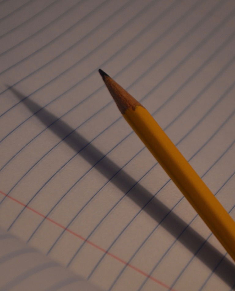 Here is a pencil, please accept it. – the stressed nest
